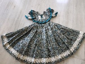 kids patterned frocks