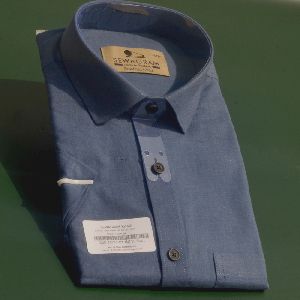 Khadi shirt blue navy color