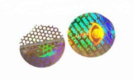 Honey Comb Pattern Tamper Evident Holograms