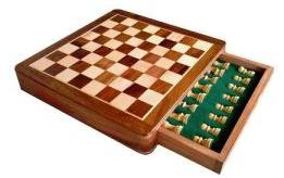 Wooden Chess Storage Box