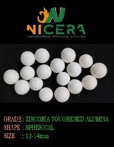 12-14mm Zirconia Toughened Alumina Media