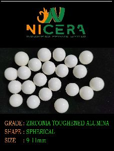 9-11mm Zirconia Toughened Alumina Media