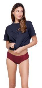 Wine Red Plain Panty