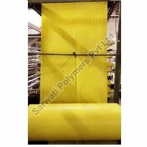 Yellow HDPE Laminated Fabric
