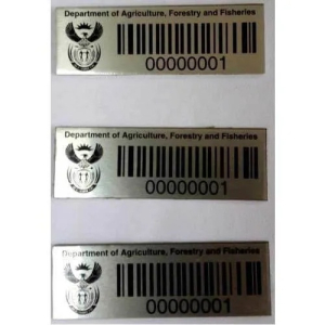 Metal Barcode Label