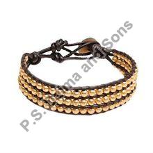 Artificial Gold Plated Bead Bracelet