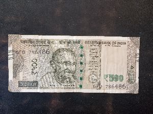 rs 500 silver currency note