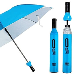 POCKET FOLDING WINE BOTTLE UMBRELLA