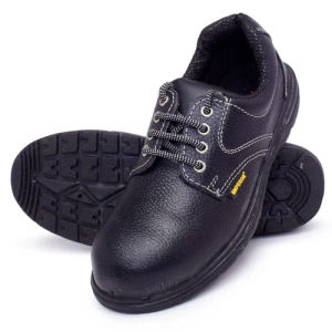 Emperor Black Leather Safety Shoes