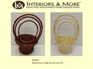 Basket Round Big Handle