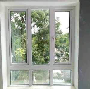 uPVC Double Openable window with fixed