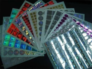 holographic paper label