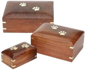 WOODEN URNS BOXES FOR ASHES