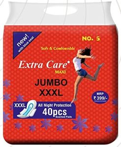 extra care red jumbo xxxl sanitary pads