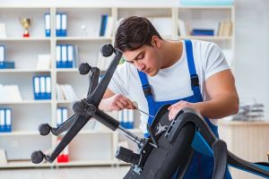 Computer chair repair service work