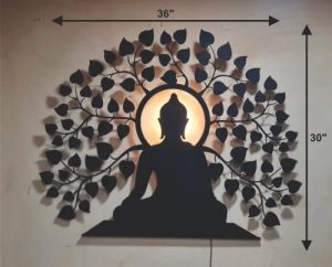 Iron Buddha Wall Decor