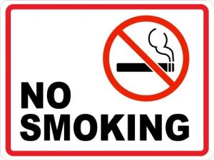 No Smoking Board