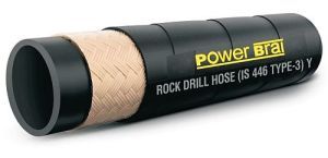 IS 446 Type 3 Yarn Braid Meet Rock Drill Hose Pipe