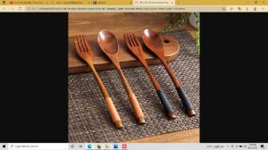 wooden fork