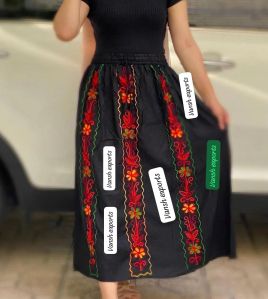 Ladies Rayon Skirt