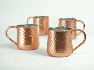 Steel copper plated mug