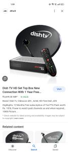 dish tv connection