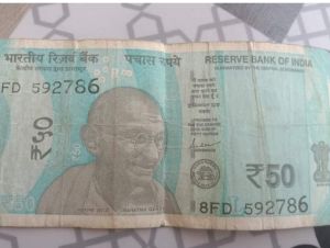 50 rupees note