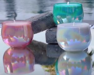 Holographic Jar Candle
