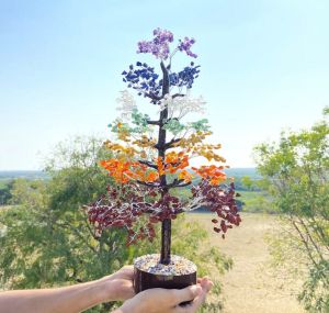 7 chakra tree 1000 beads