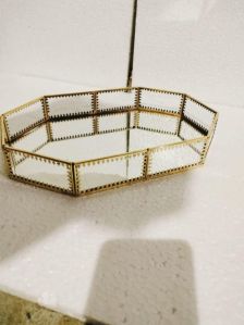 Metal Glass Tray