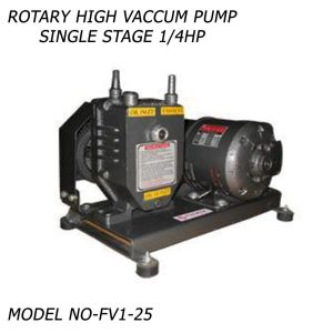 Rotary High Vacuum Pump Single Stage