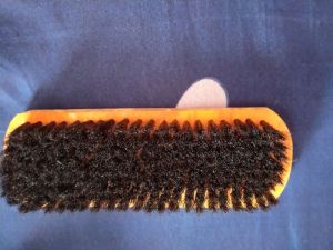 orange leather brush