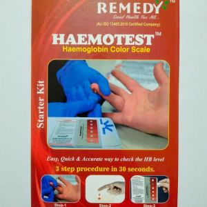 HAEMOTEST: Hemoglobin colour scale kit