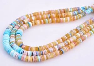 Wheel Shape Gemstone Beads