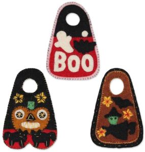 Wool Felt Halloween Door Hanger