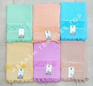 Cotton Multicolor Honeycomb Towels
