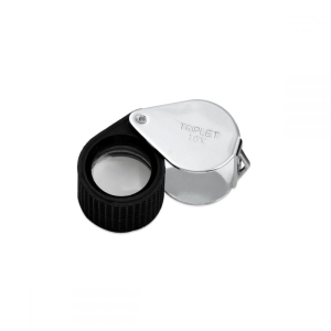 Triplet Loupe With Rubber Grip