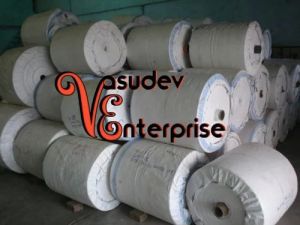 Laminated Milky White HDPE Woven Fabric Roll