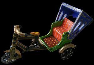 Wooden Handmade Rickshaw