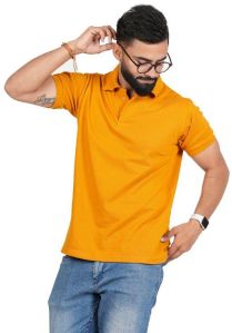 pc matty collar mustard 220 gsm t shirt