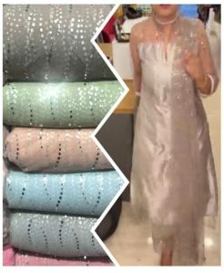 Polyester Glitter Net Fabric