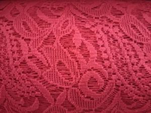 Red Nylon Net Fabric