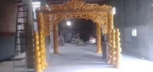 Golden Themed Mandap