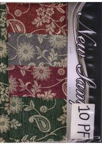 spun cotton pure zari brocade weaving fabric 10