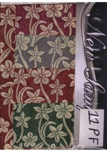 spun cotton pure zari brocade weaving fabric 11