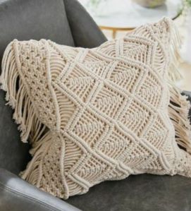 MAC 1358 Macrame Pillow