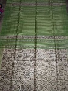 Designer Handwoven Pure Tussar Silk Saree