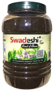 1 Kg Swadeshi Superior Gold Ctc Tea Jar Swadeshi Tea Brand Of Bharat Best Superior Gold Tea Ja