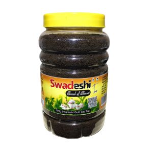 500g Swadeshi Gold Ctc Tea Swade0shi Tea Brand Of Bharat Best Gold Tea Jar Upper Assam Best C