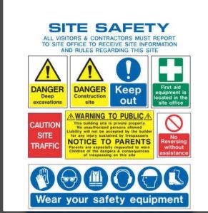 Industrial Safety Sign Board